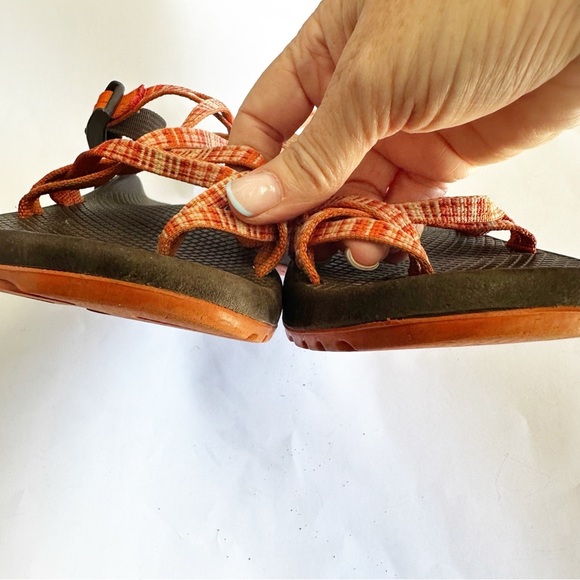Chaco Women's Sandals Orange Straps Sports Summer Active Hiking Walking Size 9 - Picture 10 of 12